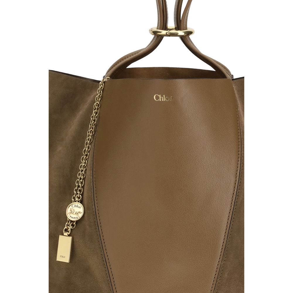 Chloé Beige Leather Shoulder Bag | Regal Royce