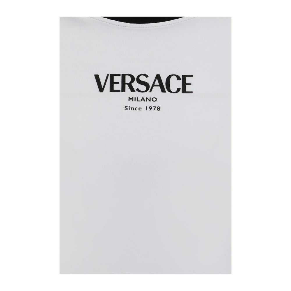 Versace White Viscose T-Shirt | Regal Royce
