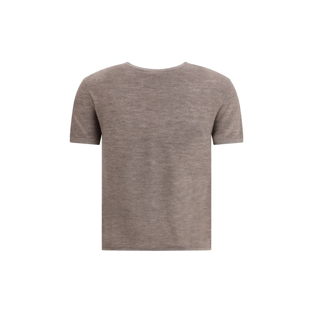 Lisa Yang Brown Cashmere T-Shirt | Regal Royce