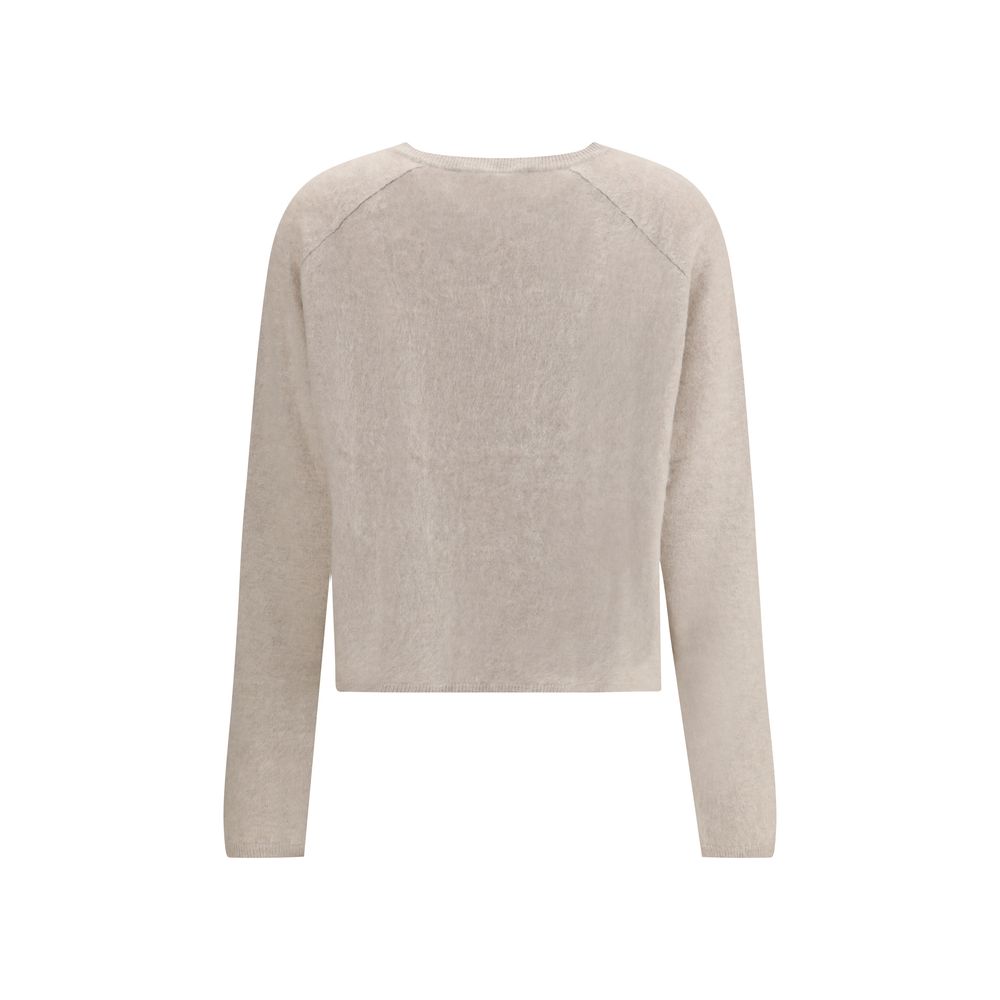 Lisa Yang Beige Cashmere Cashmere Sweater | Regal Royce