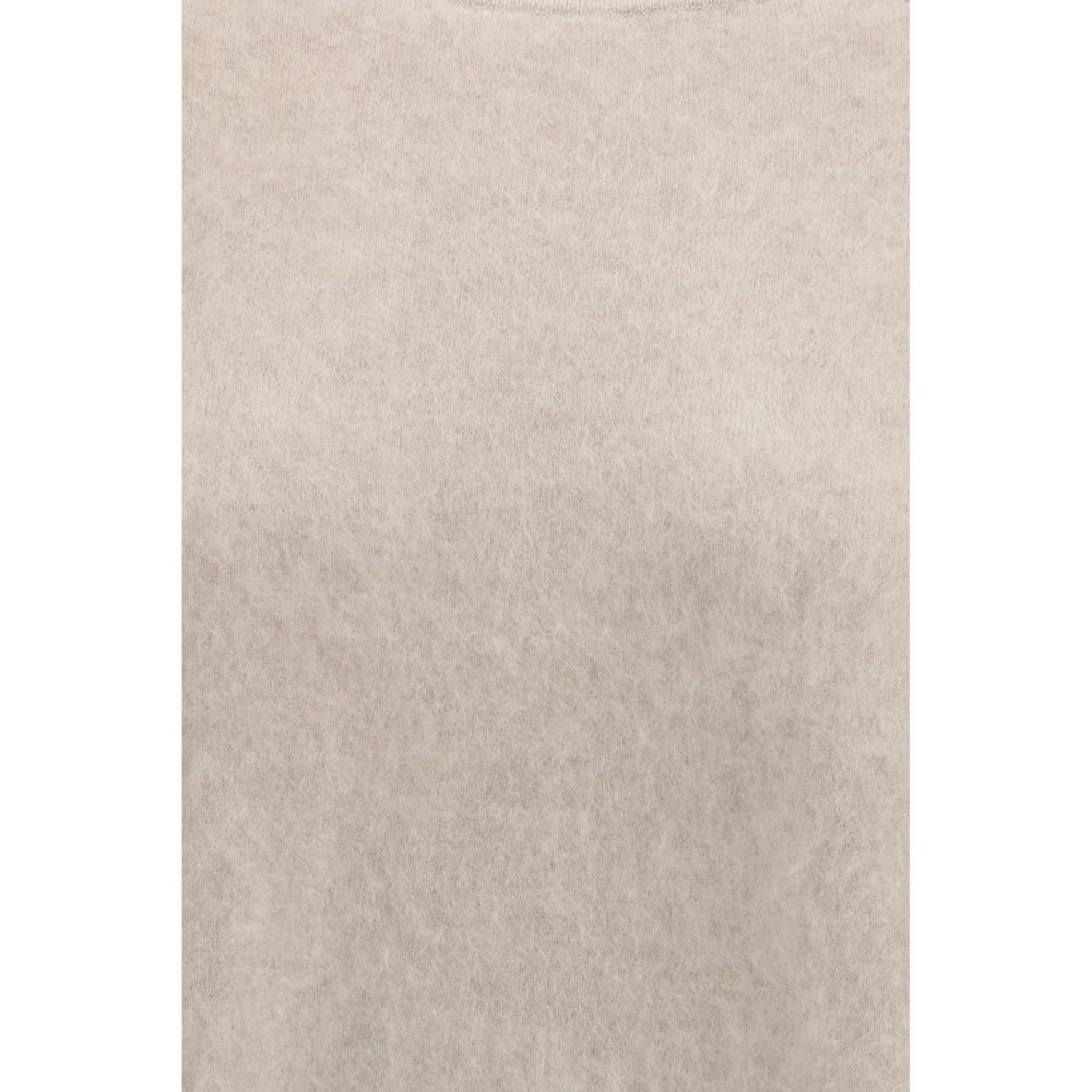 Lisa Yang Beige Cashmere Cashmere Sweater | Regal Royce