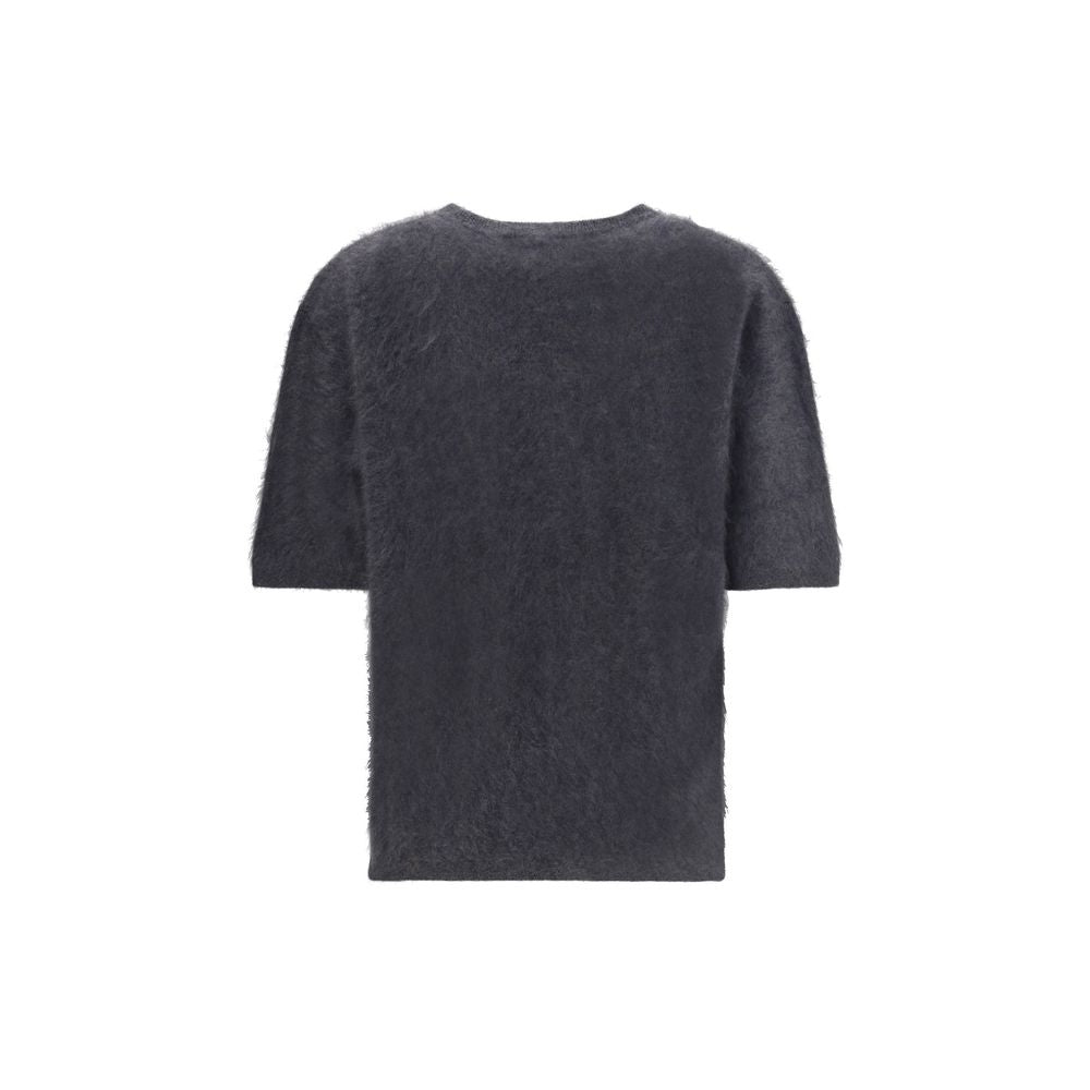 Lisa Yang Gray Cashmere Cashmere Sweater | Regal Royce