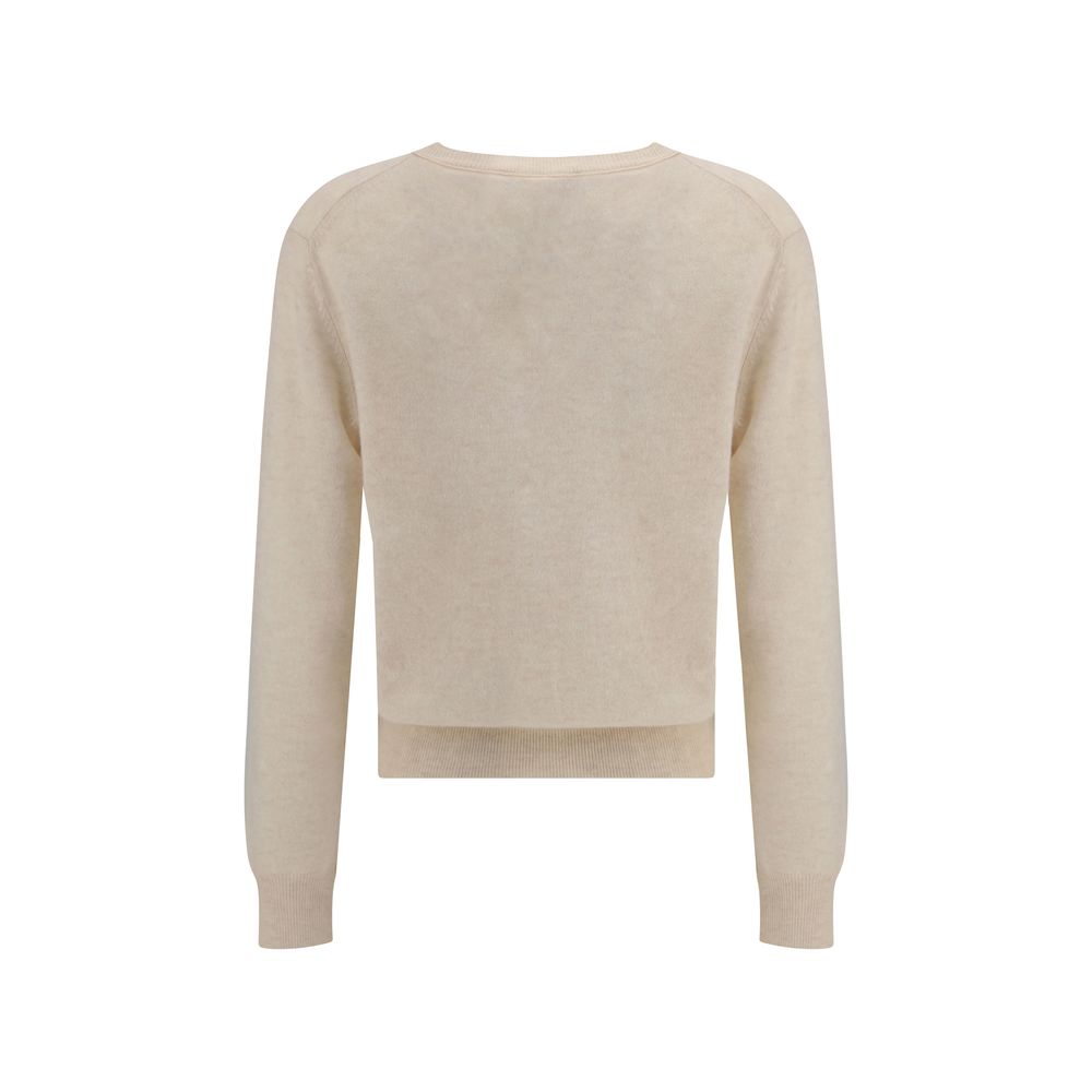 Lisa Yang Cream Fleece Wool Sweatshirt | Regal Royce