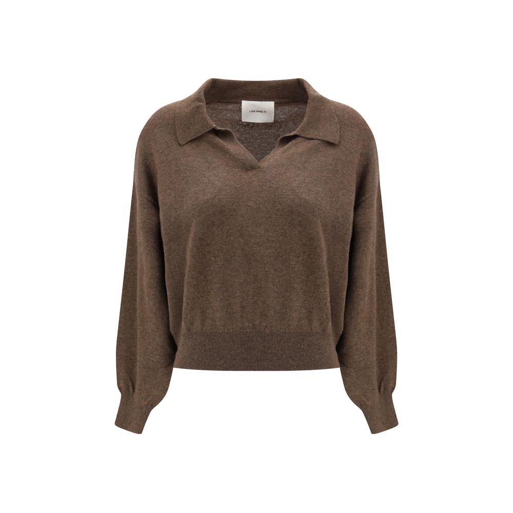 Lisa Yang Brown Cashmere Sweatshirt | Regal Royce