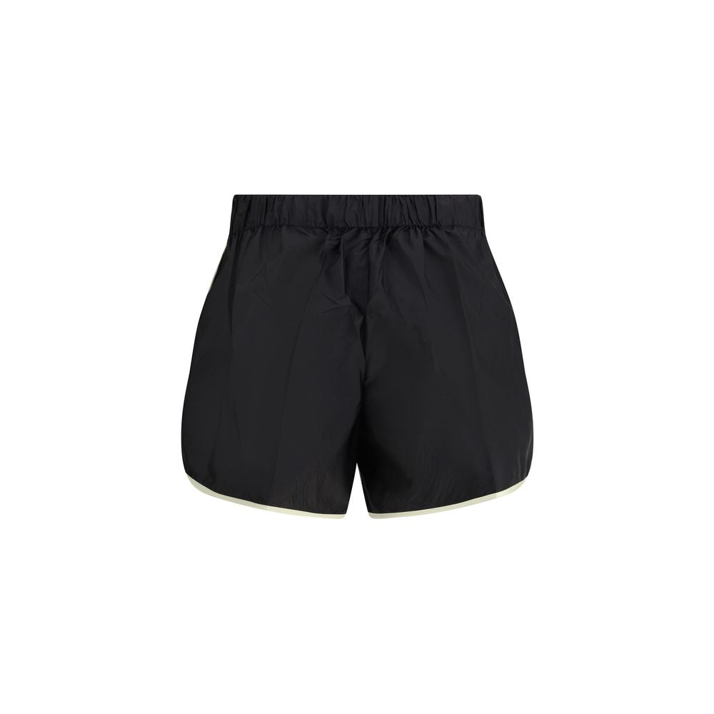 Prada Black Recycled Polyamide Bermuda Shorts | Regal Royce