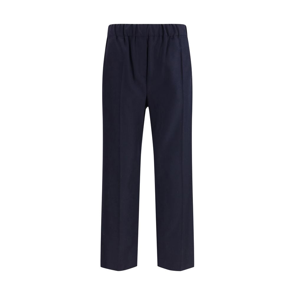 Max Mara Blue Wool Casual Pants | Regal Royce