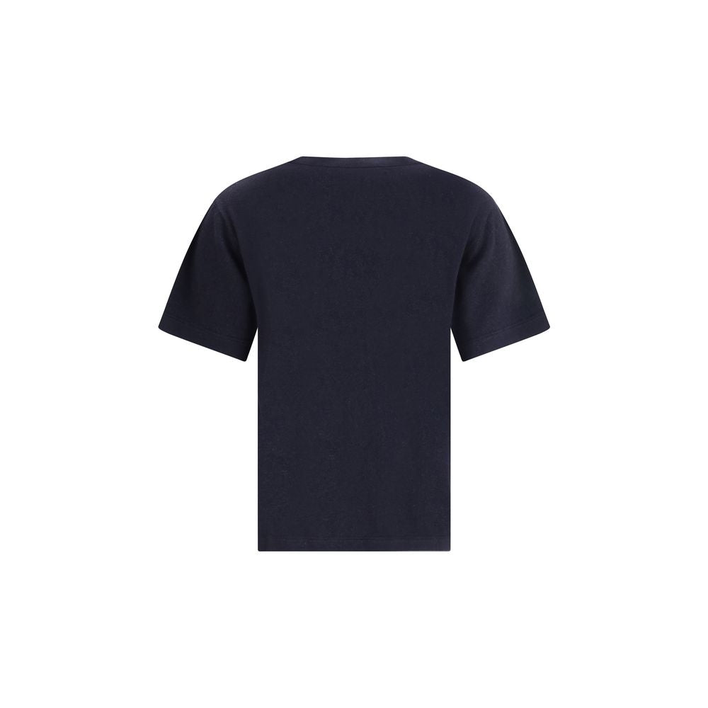 Extreme Cashmere Blue Cotton T-Shirt | Regal Royce