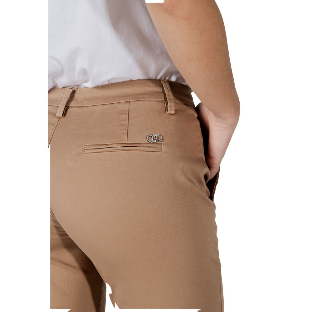 Liu Jo Beige Cotton Chino Pants | Regal Royce