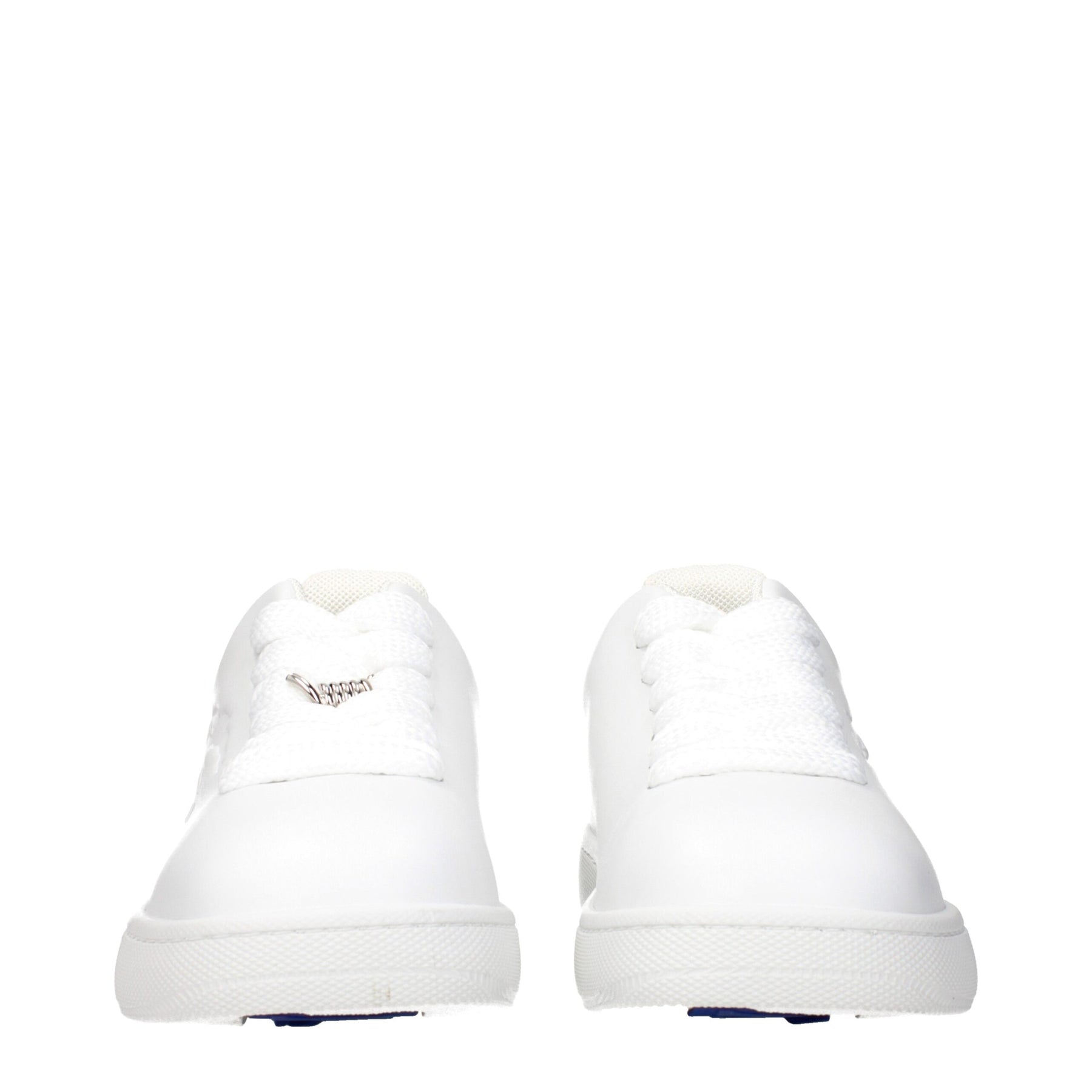 Burberry White Leather Low Top Sneakers | Regal Royce
