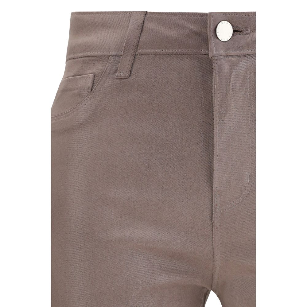 L'Agence Beige Cotton Casual Pants | Regal Royce