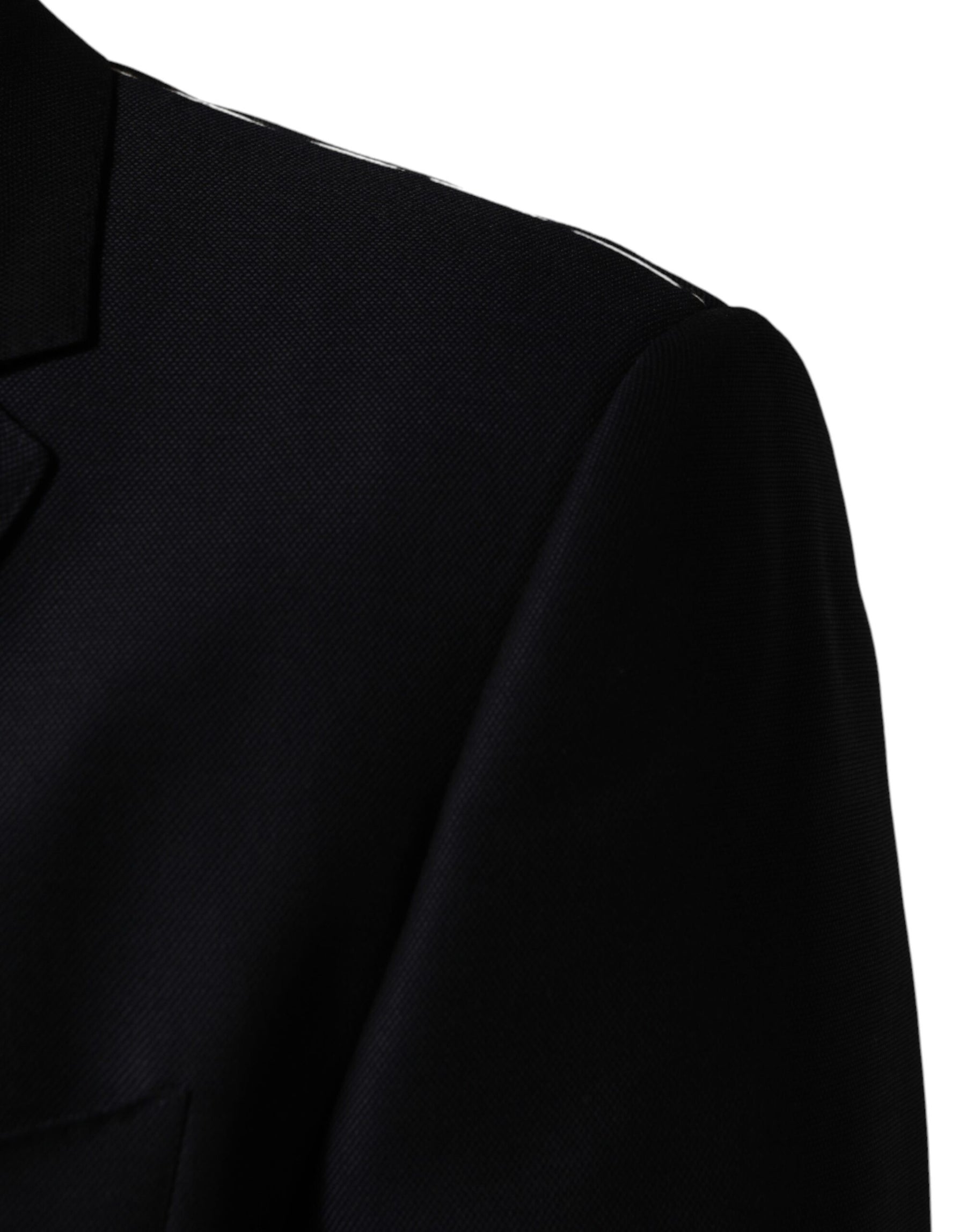 Dolce & Gabbana Black MARTINI Single Breasted Jacket Blazer | Regal Royce