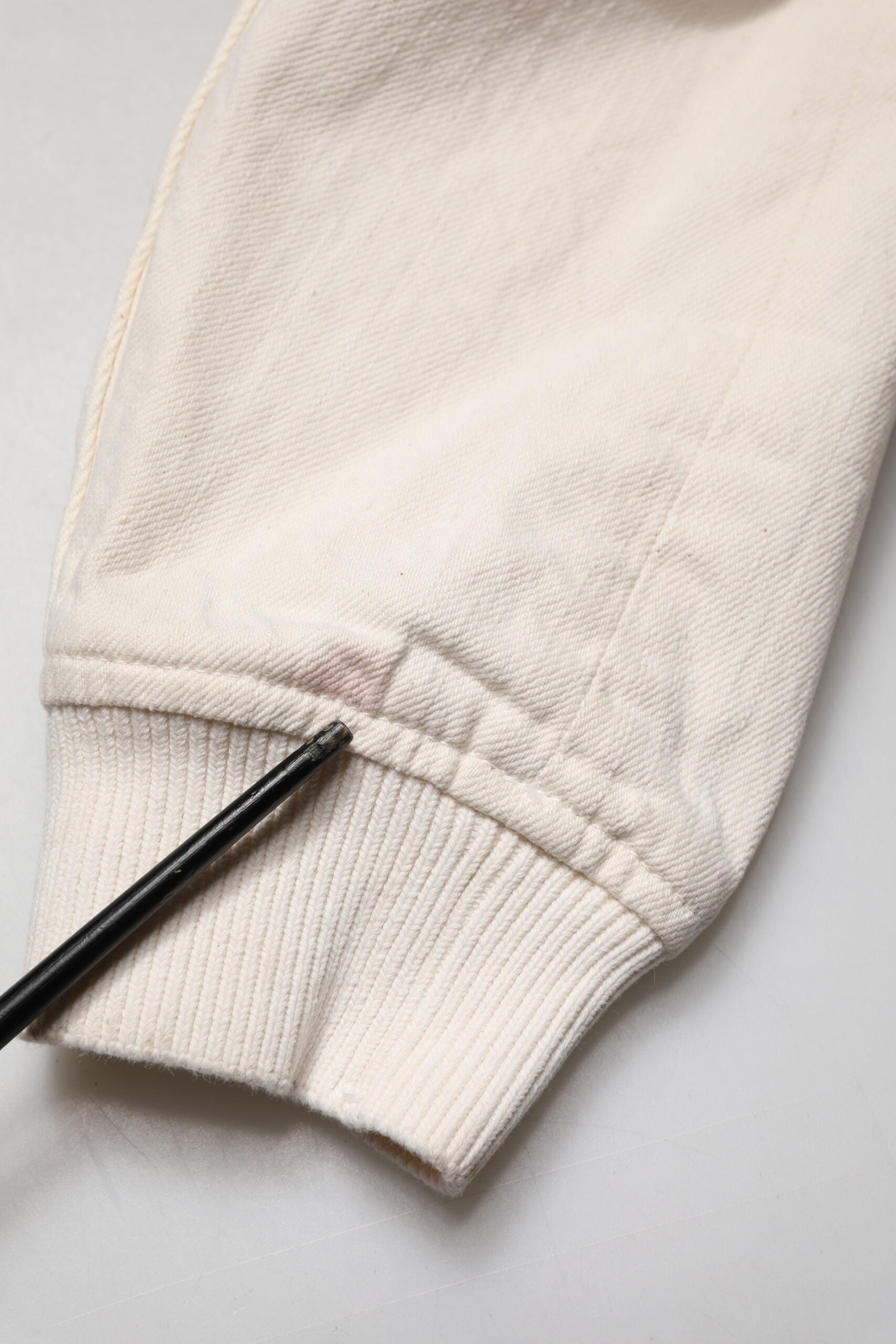 Dolce & Gabbana Off White Cotton Full Zip Denim Men Blouson Jacket | Regal Royce