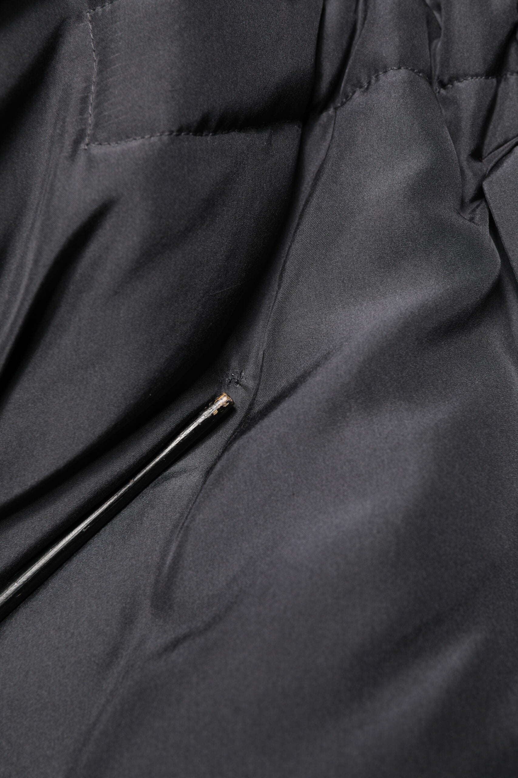 Dolce & Gabbana Black Silk Padded Parka Men Coat Jacket | Regal Royce