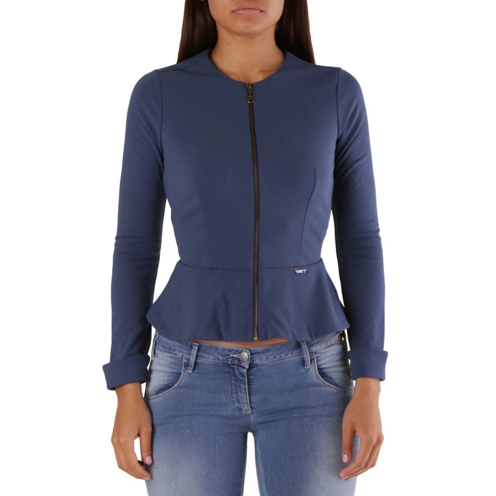 Met Blue Polyamide Shell Jacket | Regal Royce