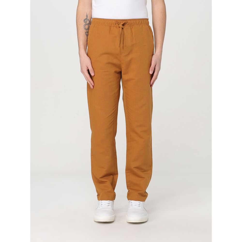 Colmar Brown Linen Casual Pants | Regal Royce