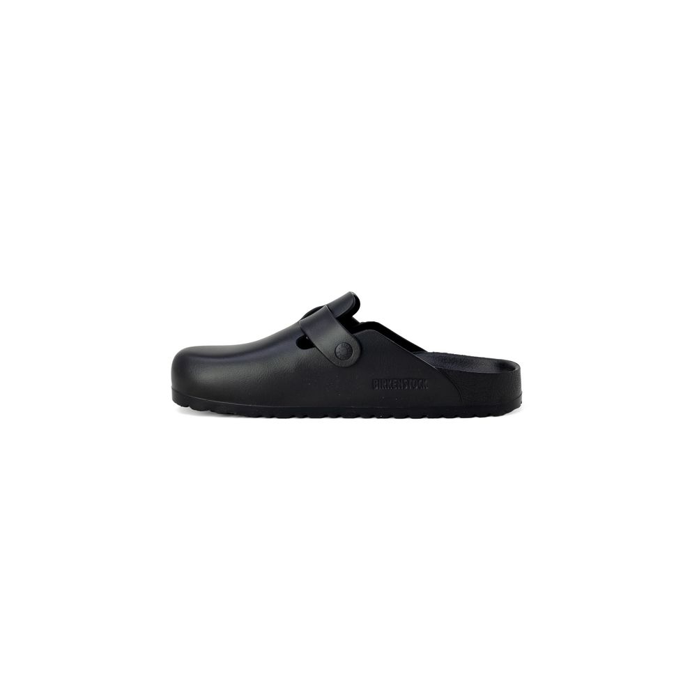 Birkenstock Black Artificial Leather Slippers | Regal Royce