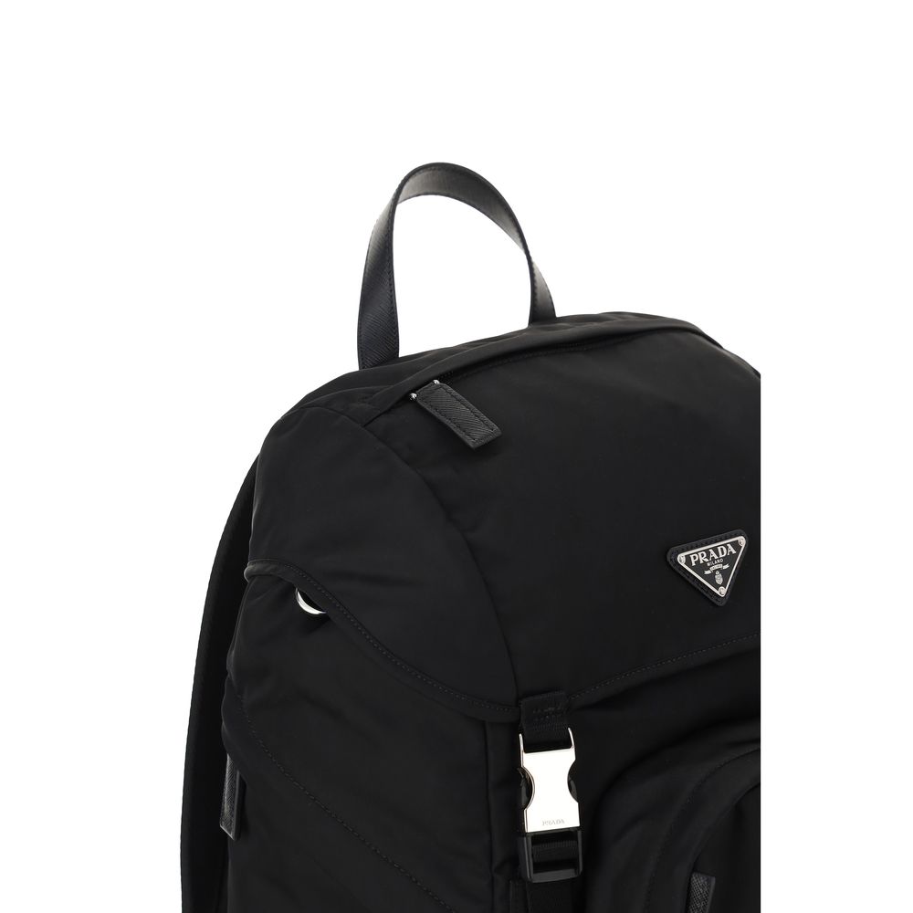 Prada Black Recycled Polyamide Backpack | Regal Royce