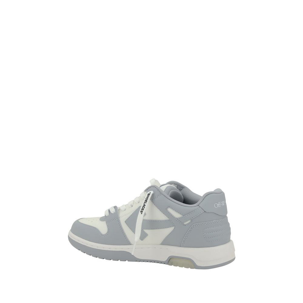 Off-White Gray Rubber Low Top Sneakers | Regal Royce