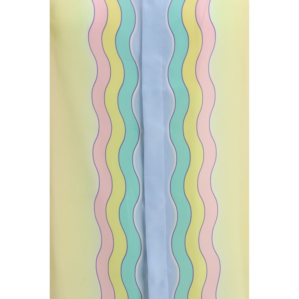 Casablanca Multicolor Silk Pattern Shirt | Regal Royce