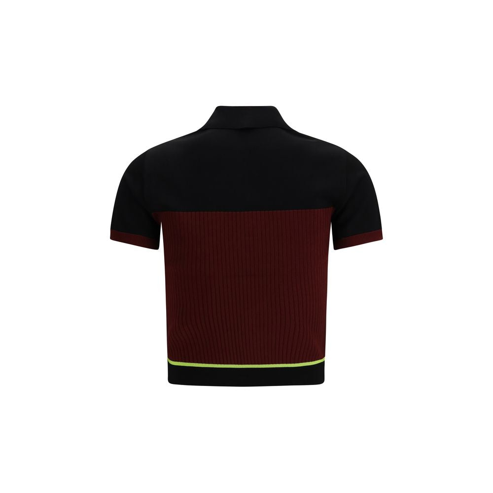 Casablanca Multicolor Viscose Polo Shirt | Regal Royce