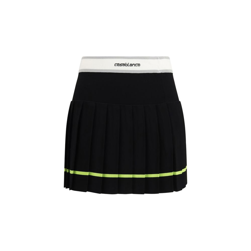 Casablanca Black Viscose Mini Skirt | Regal Royce