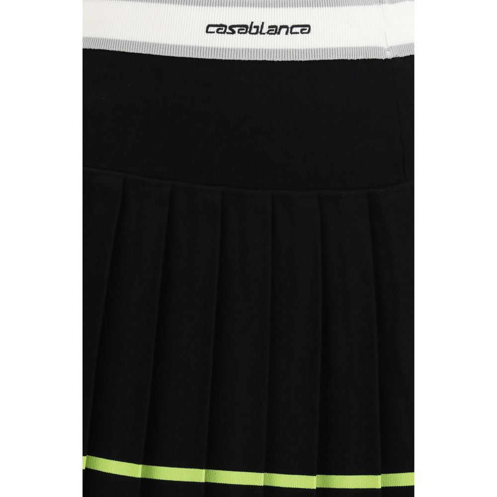 Casablanca Black Viscose Mini Skirt | Regal Royce