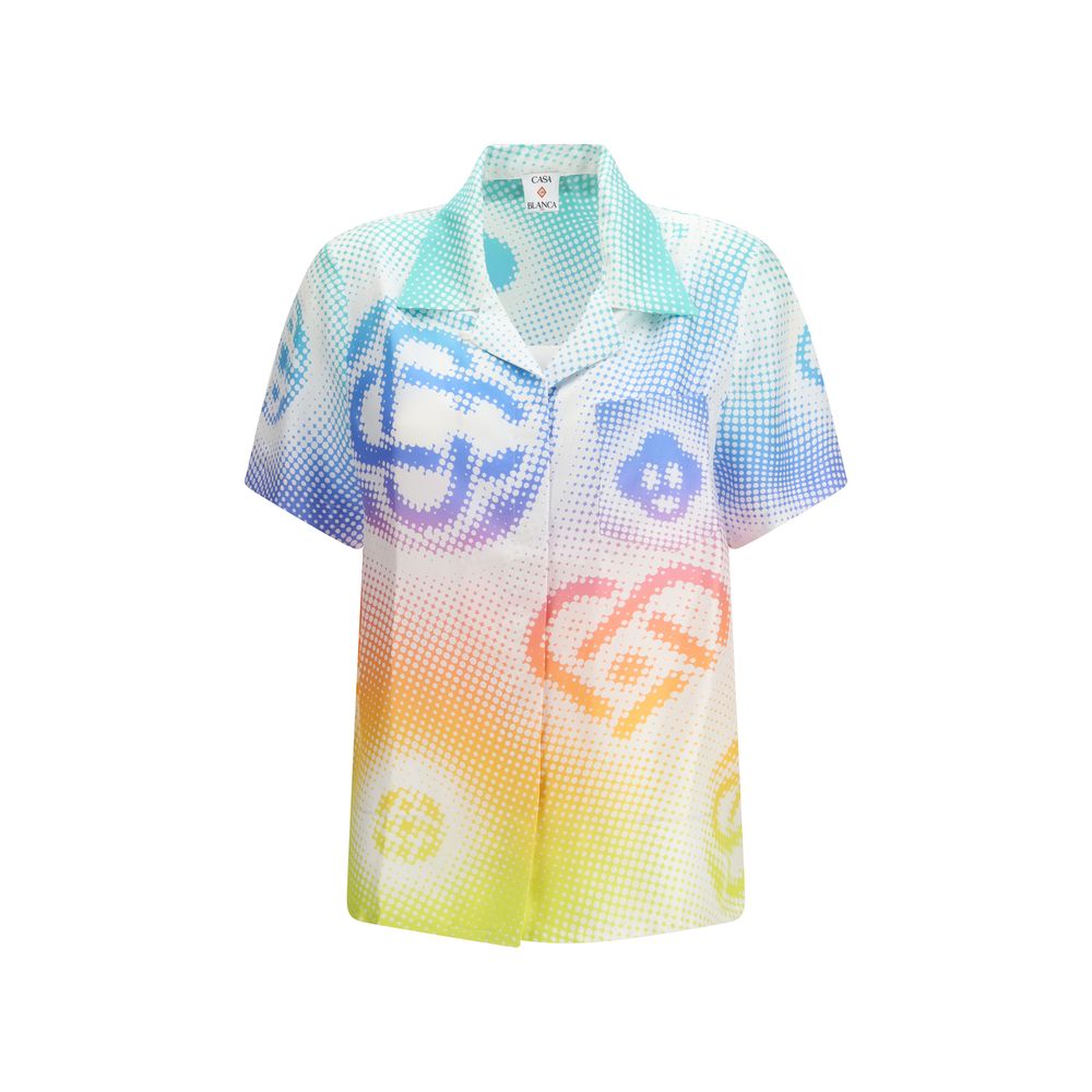 Casablanca Multicolor Silk Shortsleeve Shirt | Regal Royce