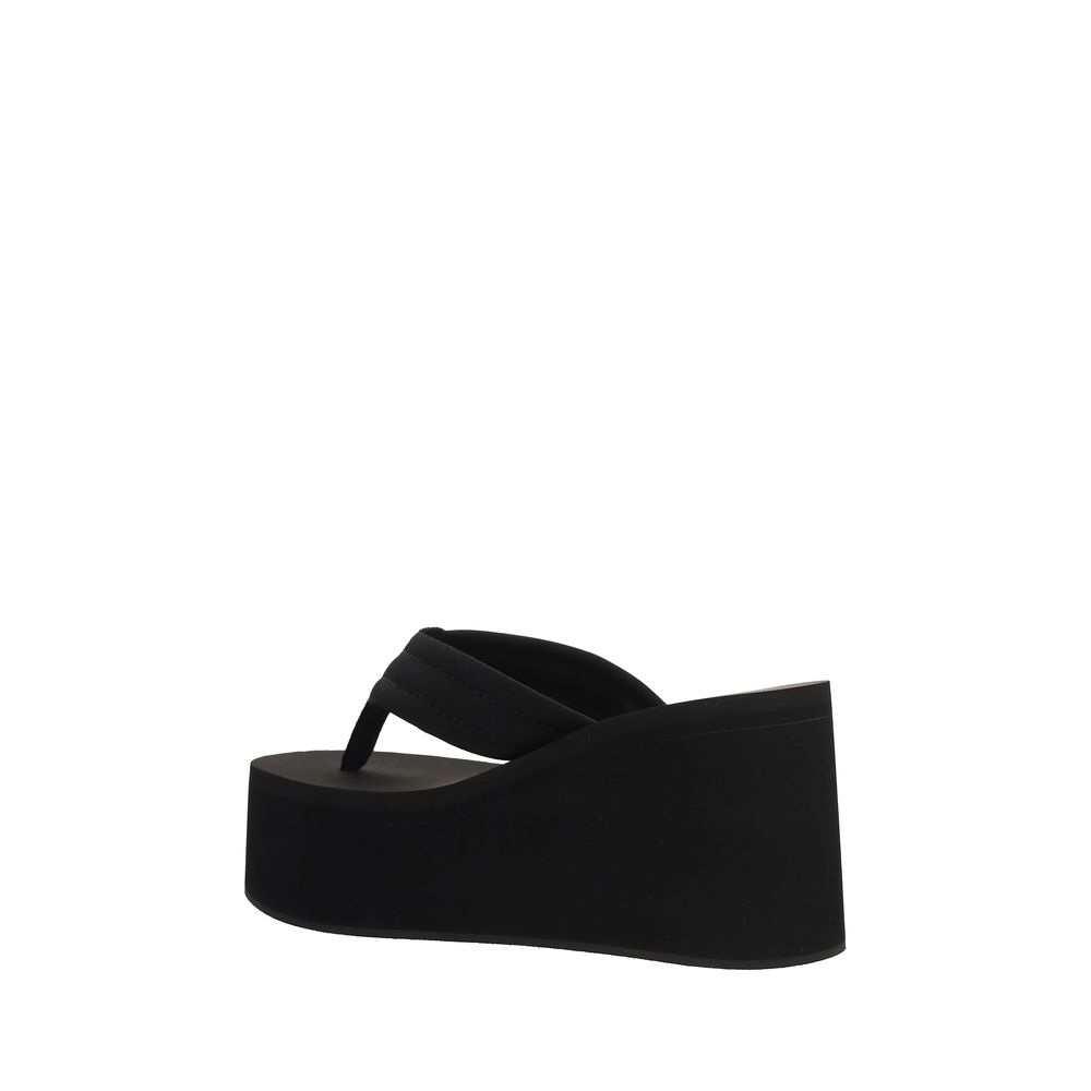 Coperni Black Polyamide Platform Sandals | Regal Royce
