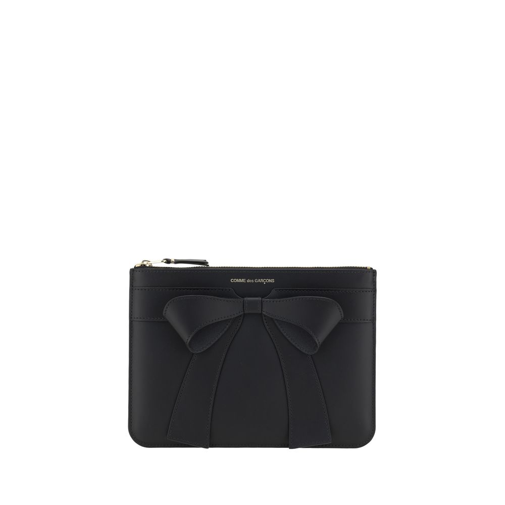 Comme Des Garçons Black Calf Leather Bos Taurus Wallet | Regal Royce