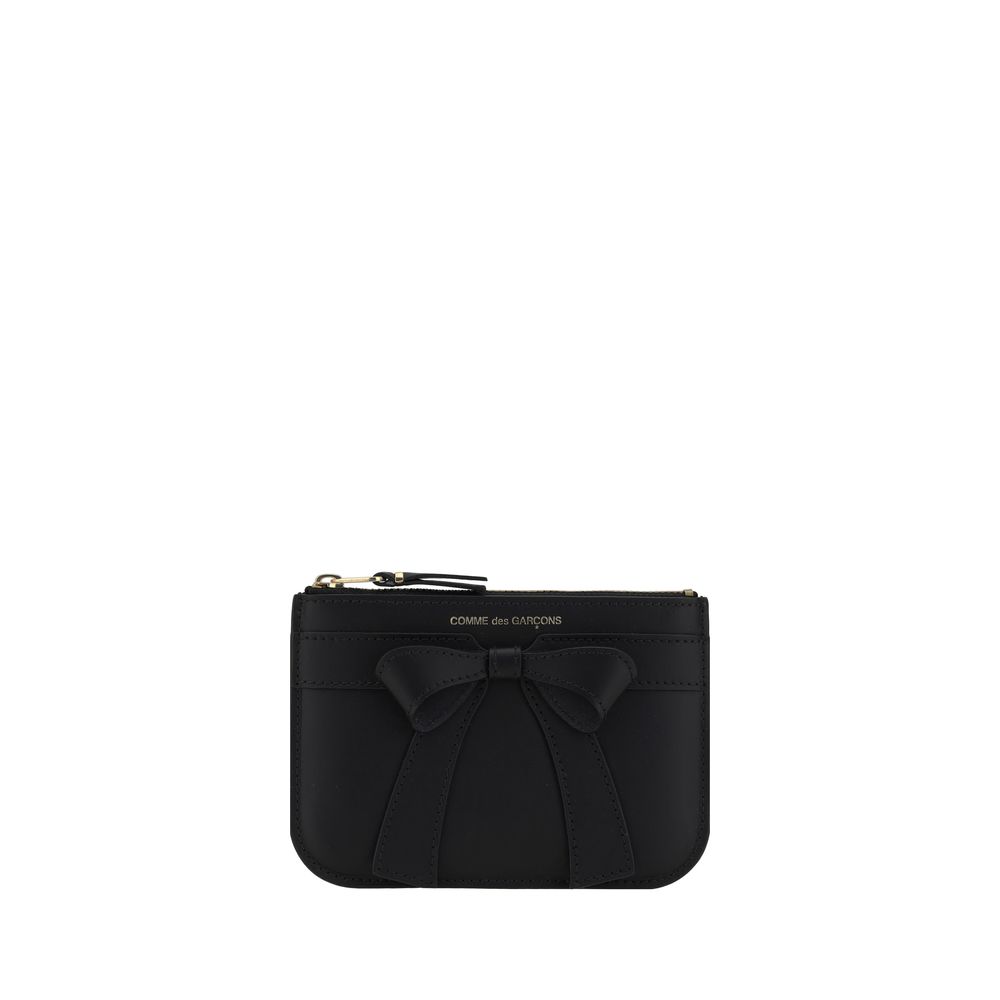 Comme Des Garçons Black Calf Leather Bos Taurus Wallet | Regal Royce