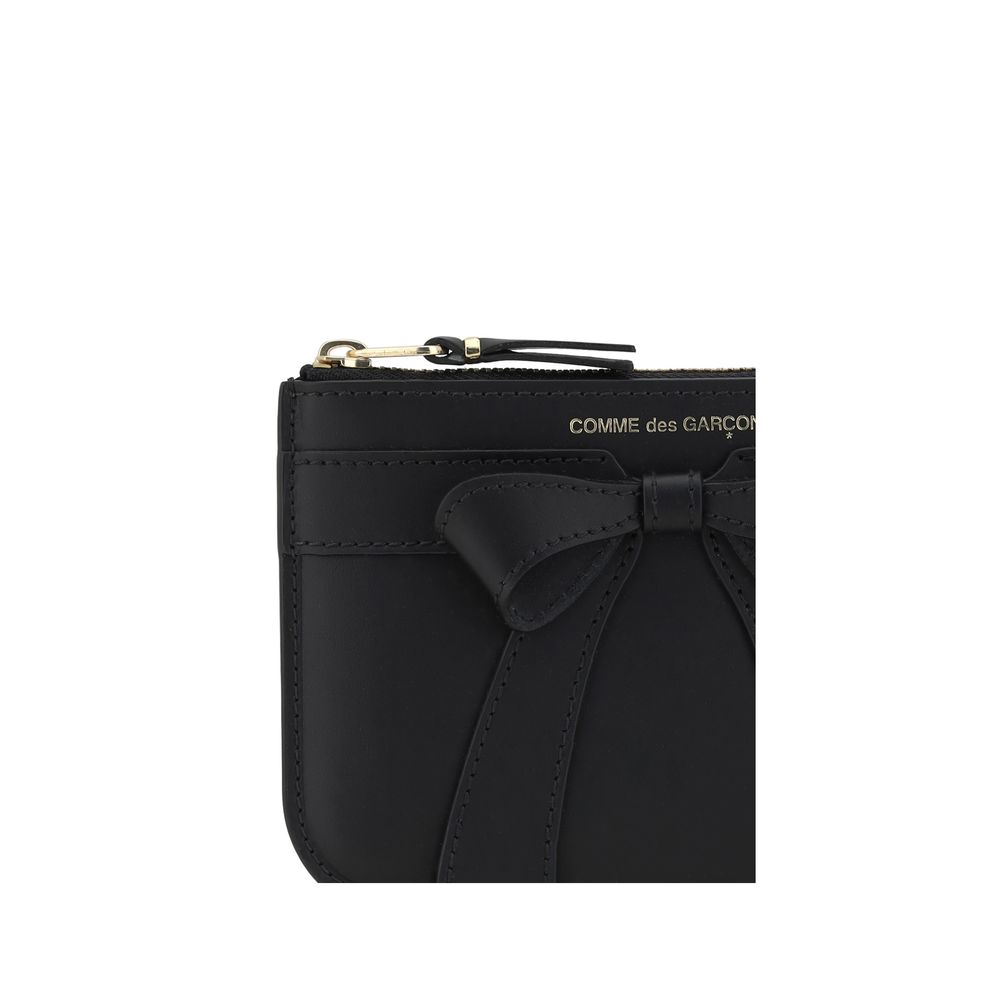 Comme Des Garçons Black Calf Leather Bos Taurus Wallet | Regal Royce
