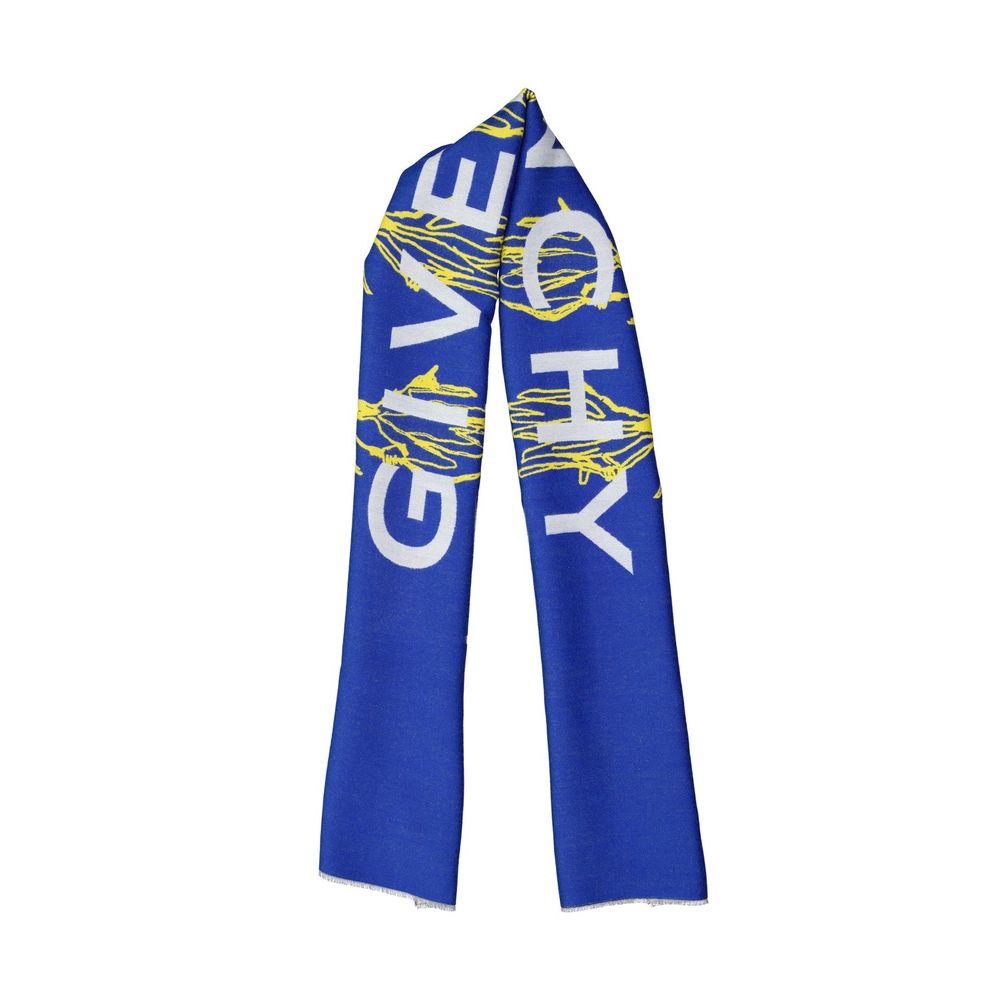 Givenchy Blue Silk Scarf | Regal Royce