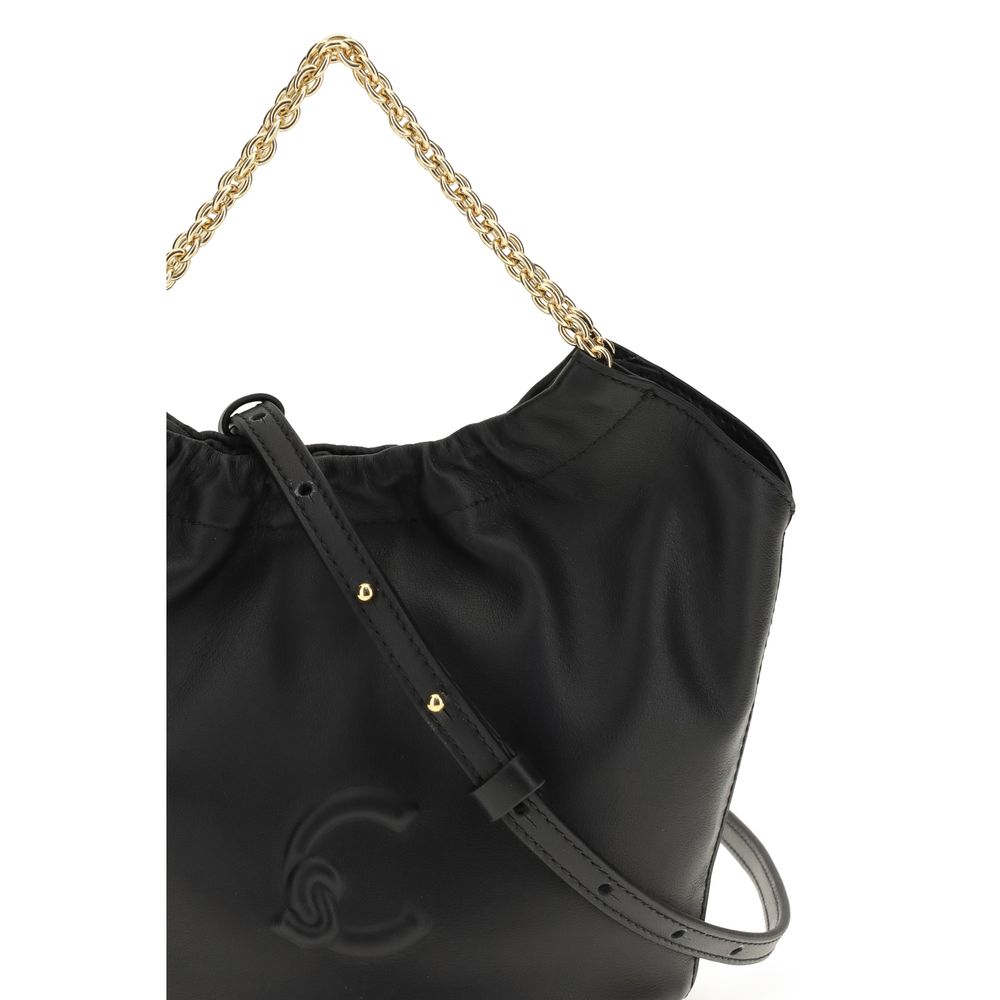 Coccinelle Black Calf Leather Bos Taurus Shoulder Bag | Regal Royce