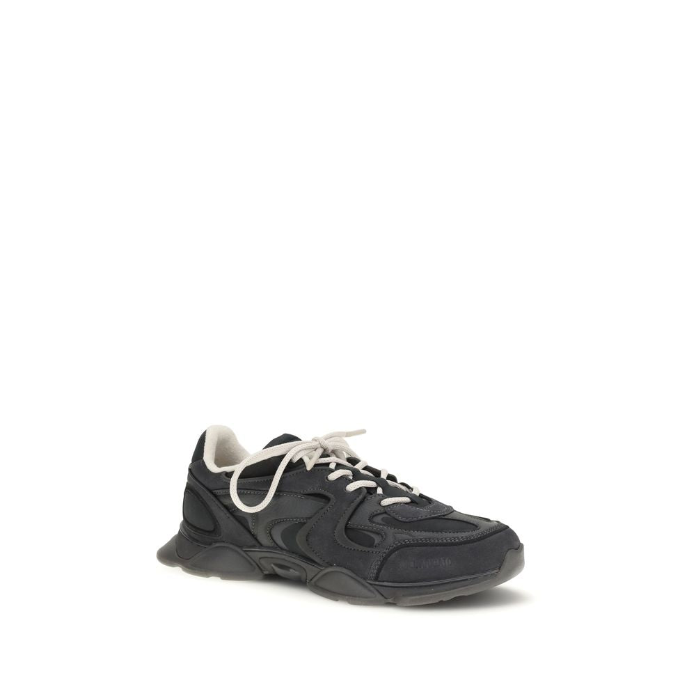 Axel Arigato Black Calf Leather Bos Taurus Chunky Sneakers | Regal Royce
