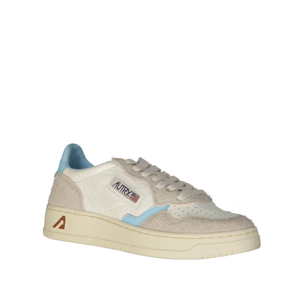 Autry White Leather Low Top Sneakers | Regal Royce