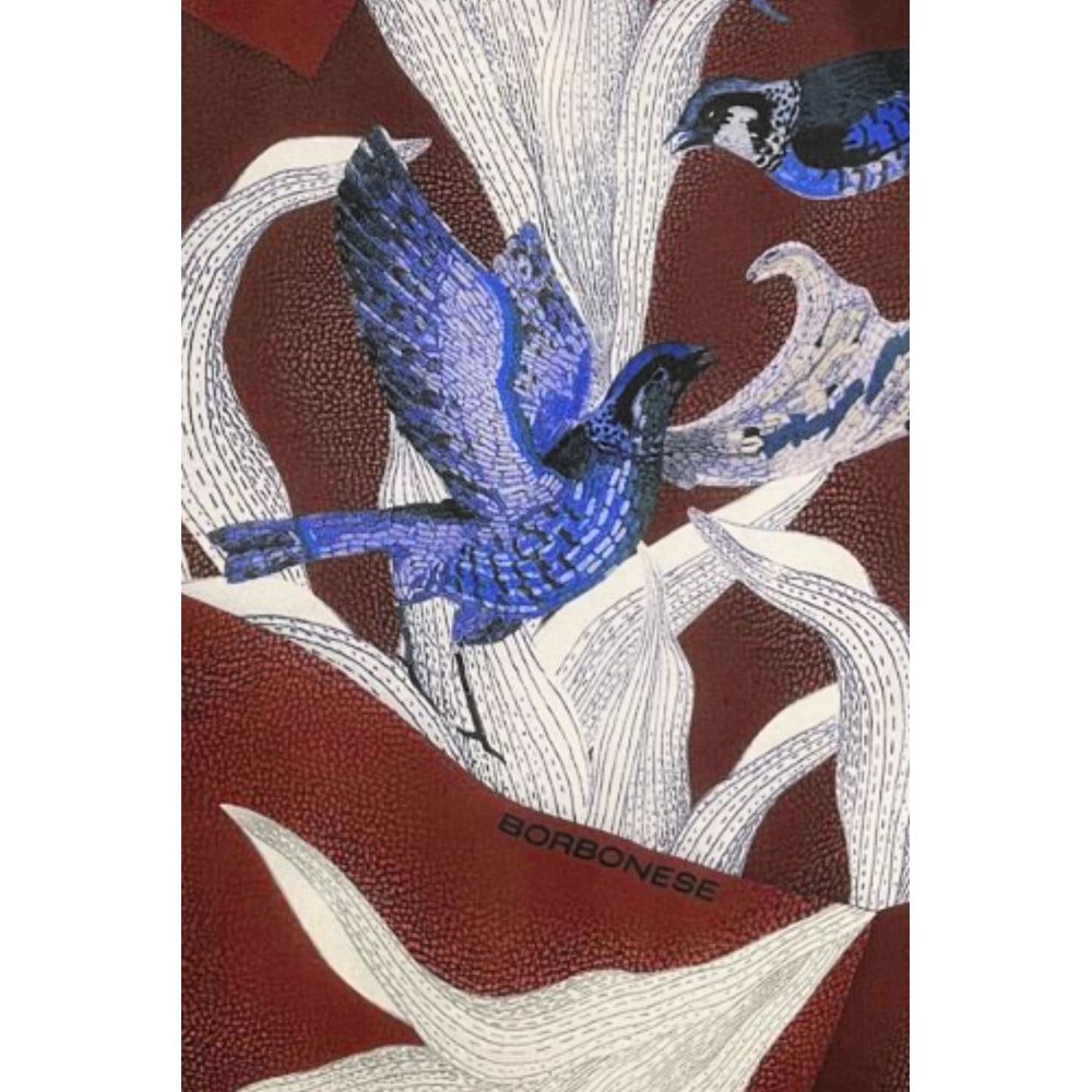 Borbonese Red Silk Women Scarf | Regal Royce