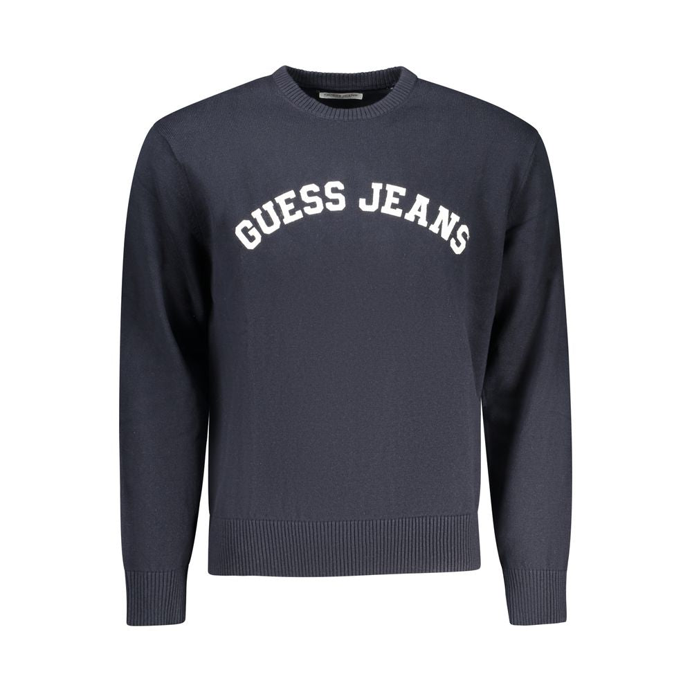 Guess Jeans Blue Cotton Men's Sweater | Regal Royce