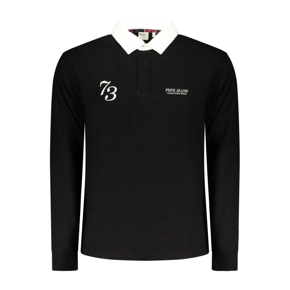 Pepe Jeans Black Cotton Women's Hoodie | Regal Royce