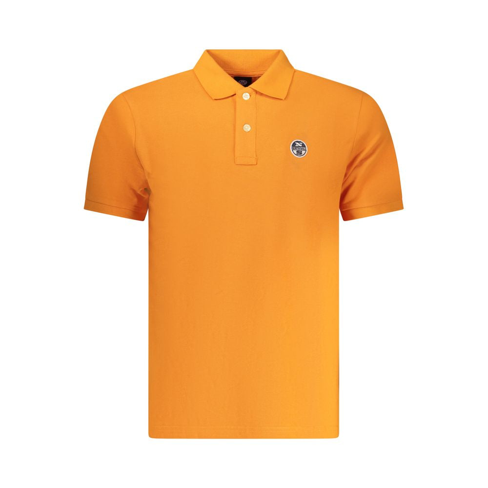 North Sails Arancione Cotton Men Polo | Regal Royce