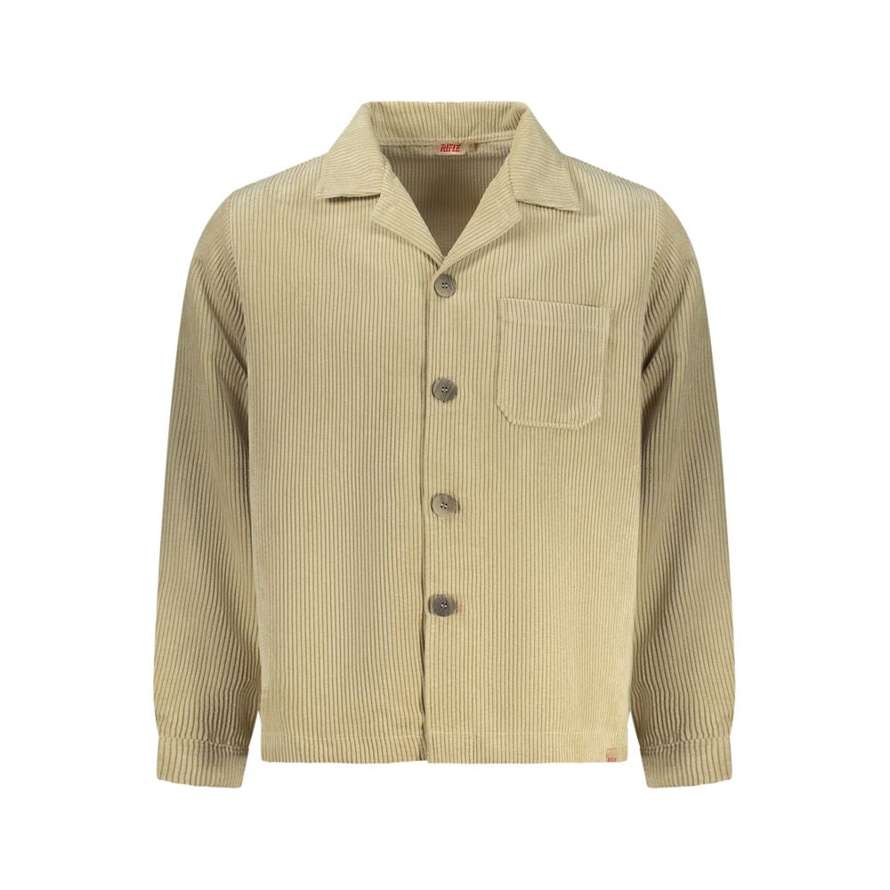 Rifle Beige Polyester Men's Shirt | Regal Royce