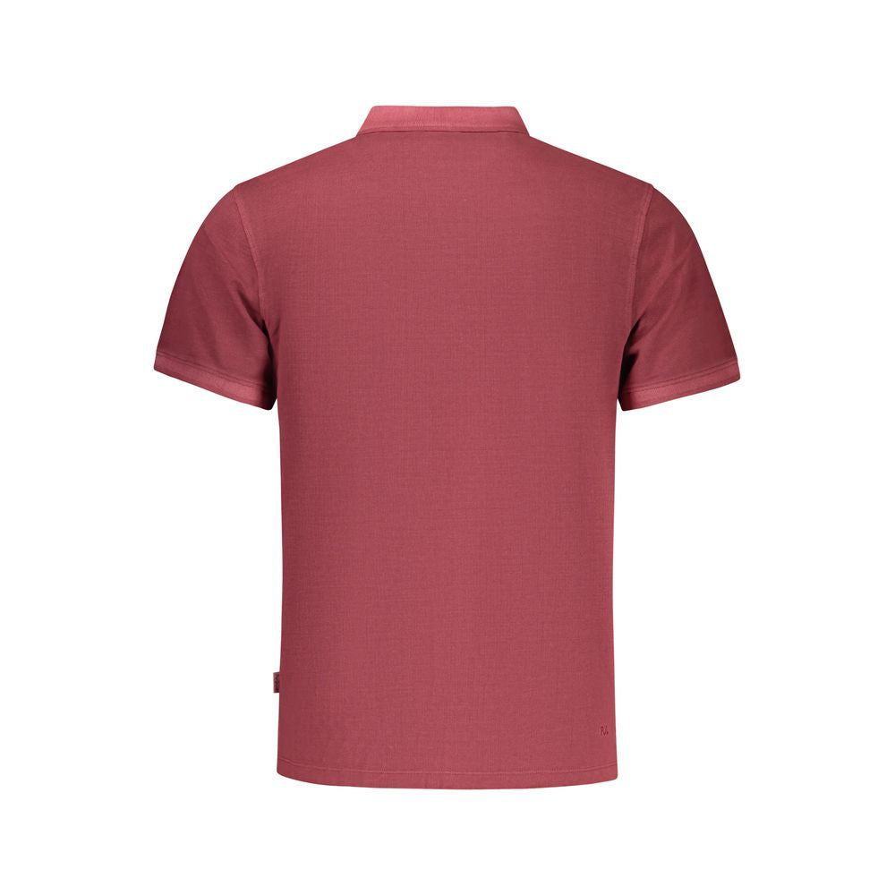 Pepe Jeans Red Cotton Men's Polo Shirt | Regal Royce