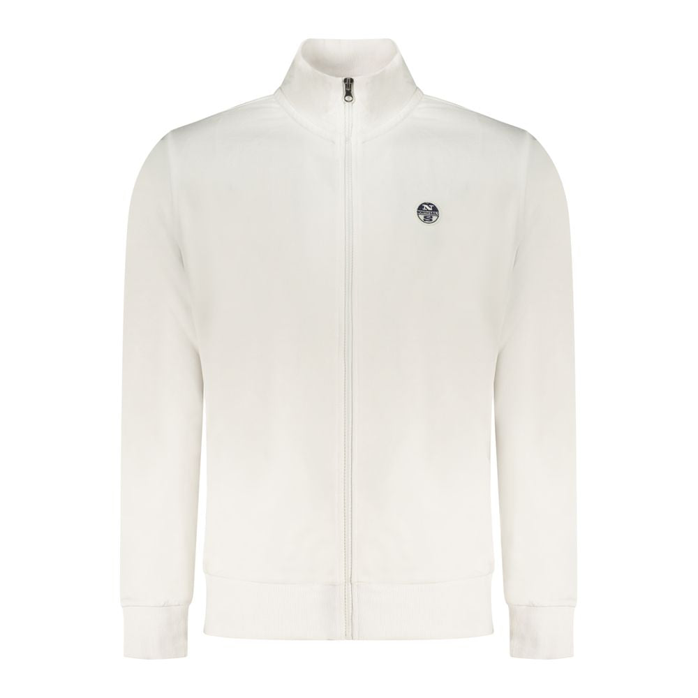 North Sails White Cotton Men's Sweatshirt | Regal Royce