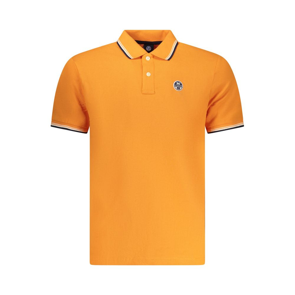 North Sails Arancione Cotton Men Polo | Regal Royce