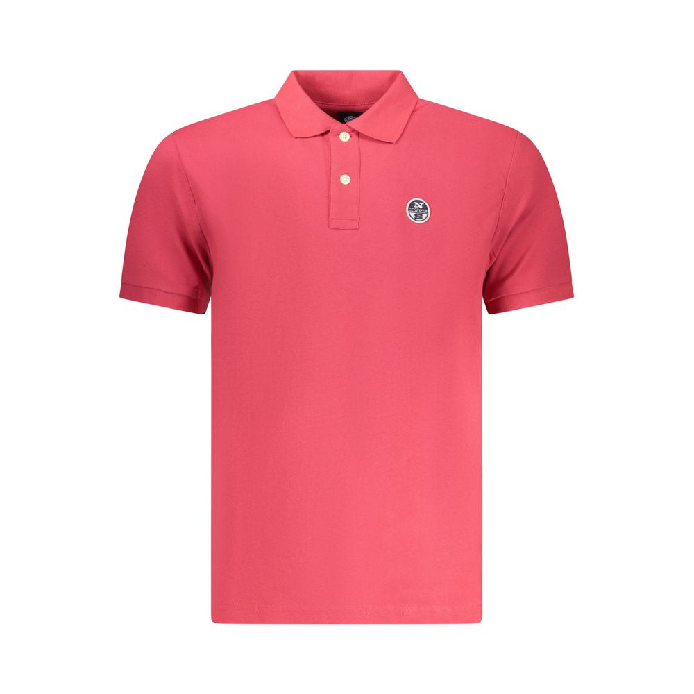 North Sails Red Cotton Men Polo Shirt | Regal Royce