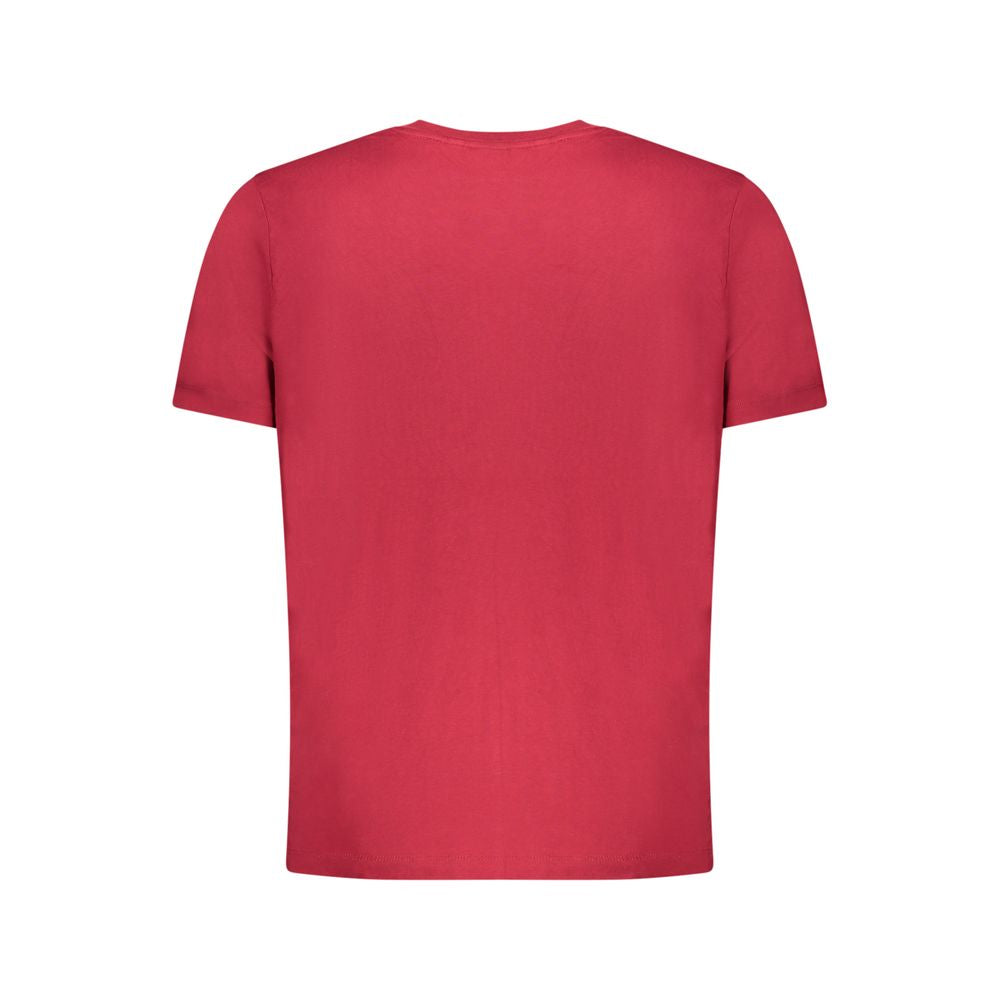 Pepe Jeans Red Cotton Men T-Shirt | Regal Royce