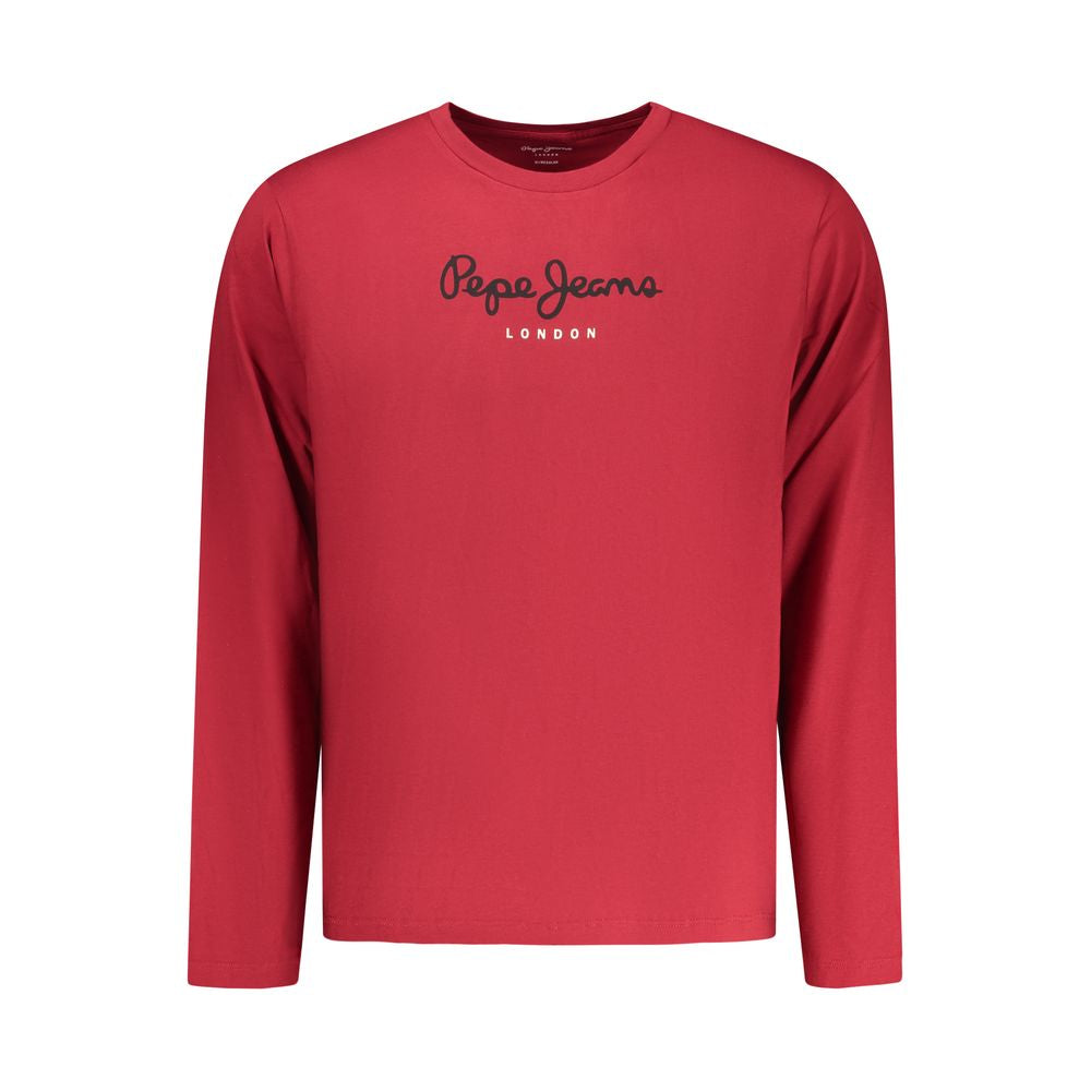 Pepe Jeans Rosso Cotton Men T-Shirt | Regal Royce