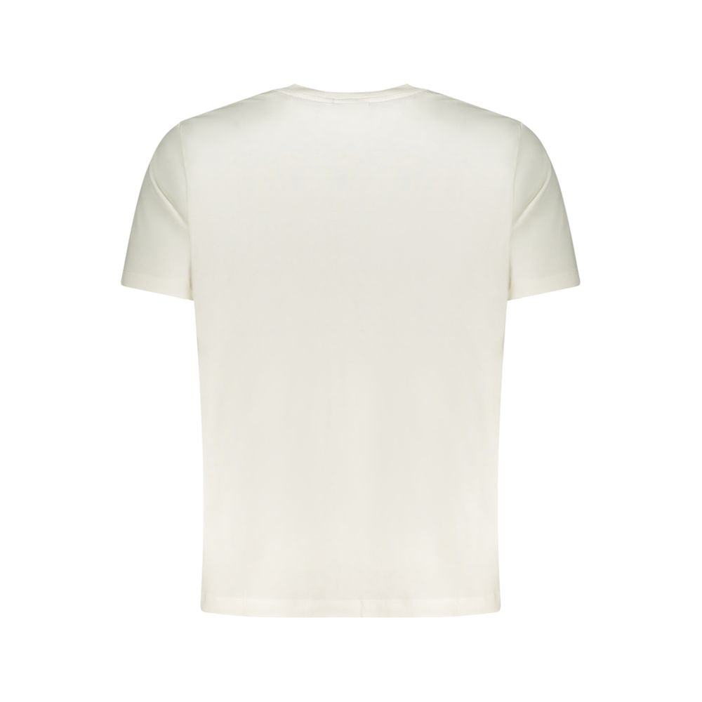 Pepe Jeans White Cotton Men T-Shirt | Regal Royce