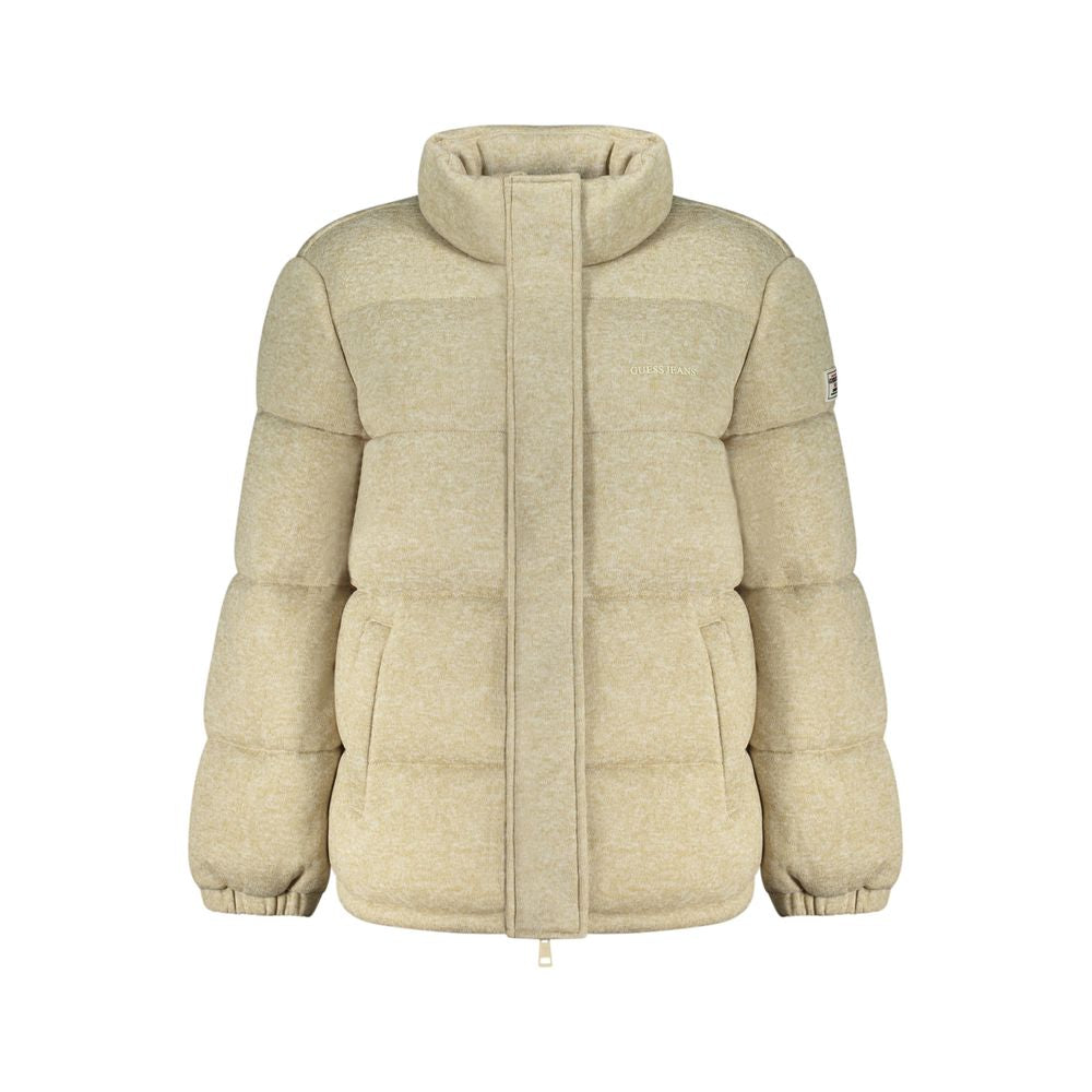Guess Jeans Beige Polyester Coat | Regal Royce