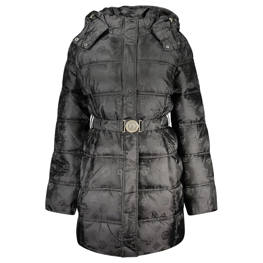 Guess Jeans Black Polyamide Women's Jacket | Regal Royce