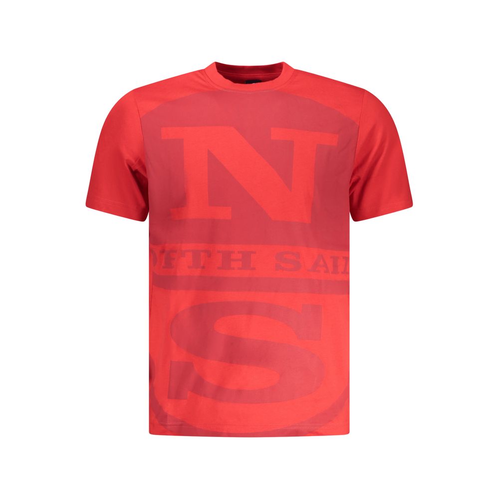 North Sails Rosso Cotton Men T-Shirt | Regal Royce